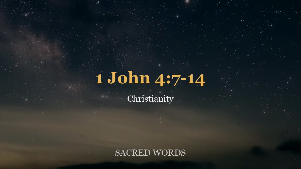 1 John 4:7-14