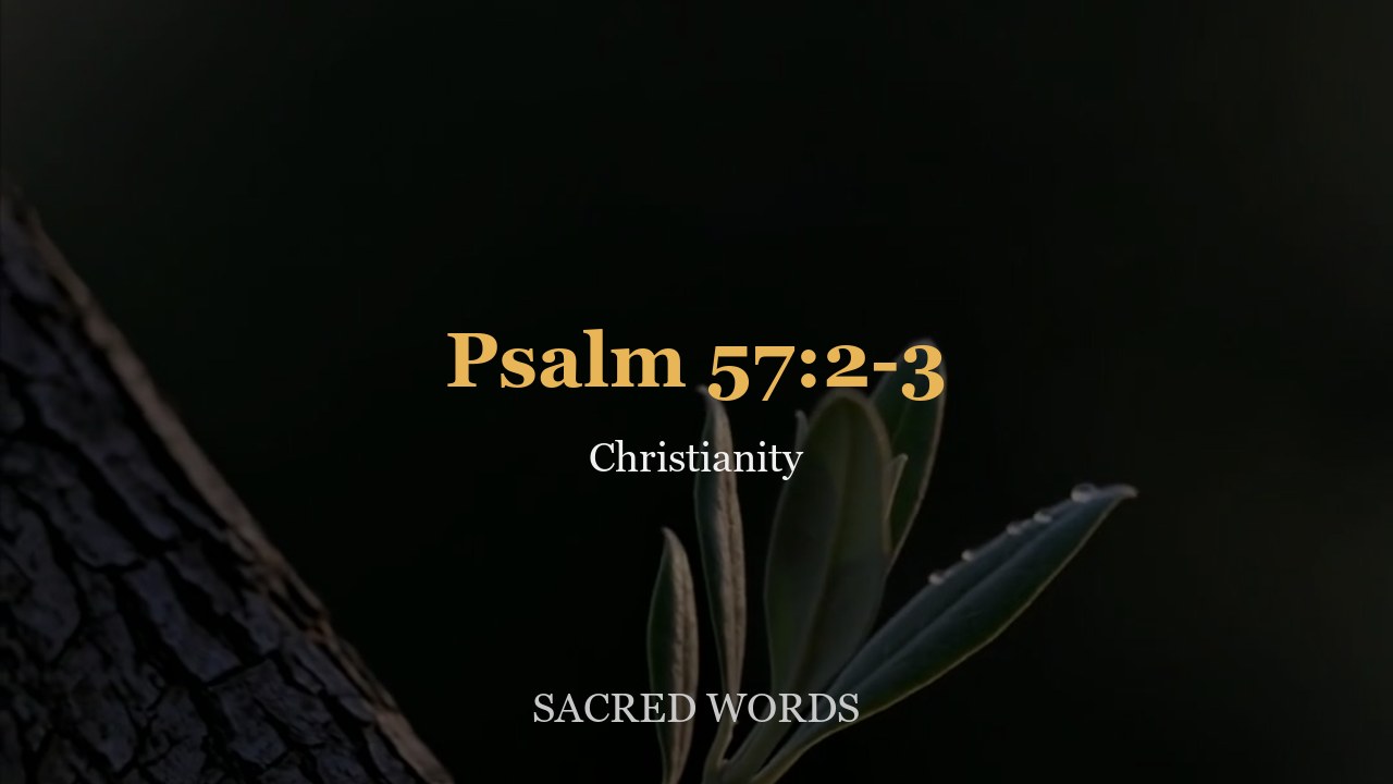 Psalm 57:2-3